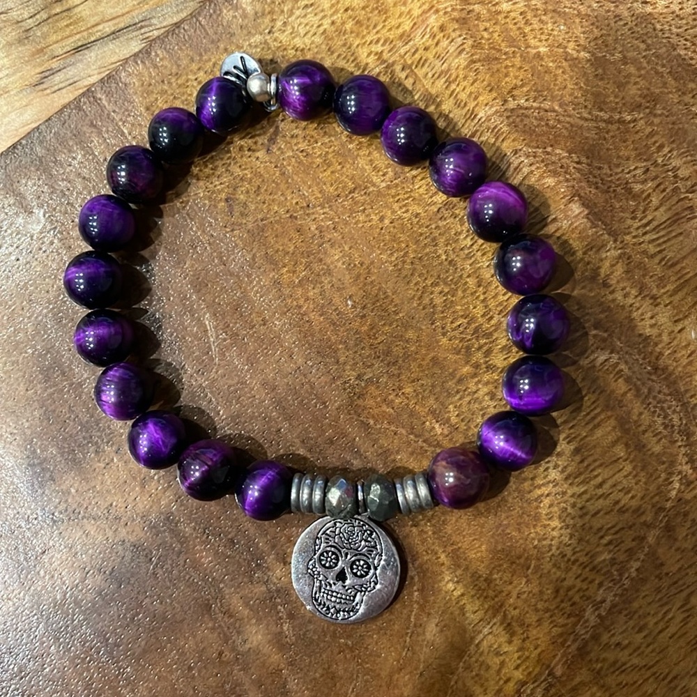 T.Jazelle Sugar Skull bracelet